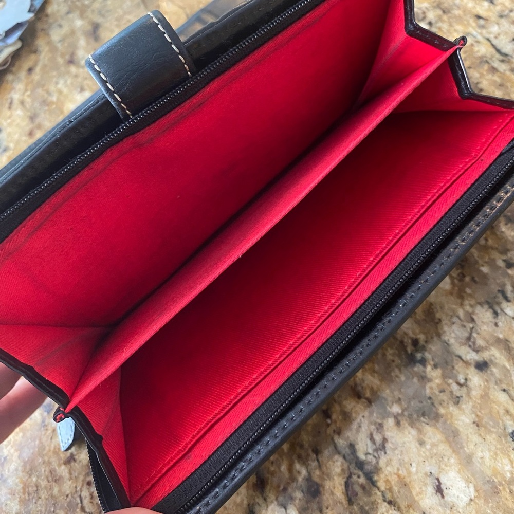 Dooney & Bourke Multicolor Circle Pattern Wallet - image 3